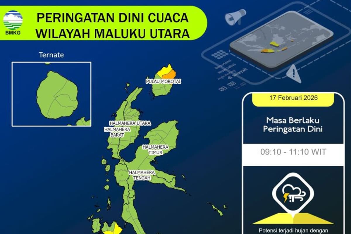 Gelombang Bisa Tembus 3,5 Meter! BMKG Peringatkan Jalur Laut Maluku Utara